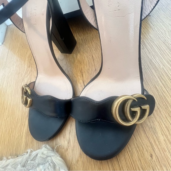Gucci Black Marmont 105 Heel - Picture 4 of 11